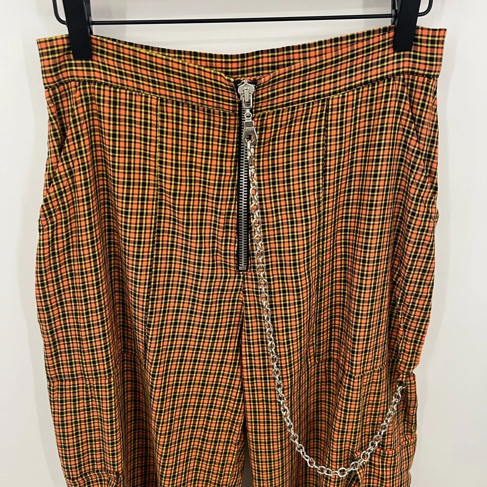 The Ragged Priest plaid print utility cargo pant - Picture 3 of 9